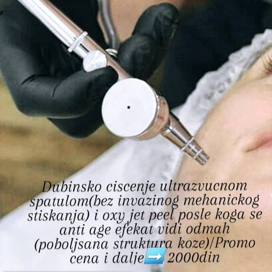 Salon Klinik #beograd Ciscenje ultrazvucnom spatulom sa dubinskim ciscenjem i hodratacijom oxy jet p