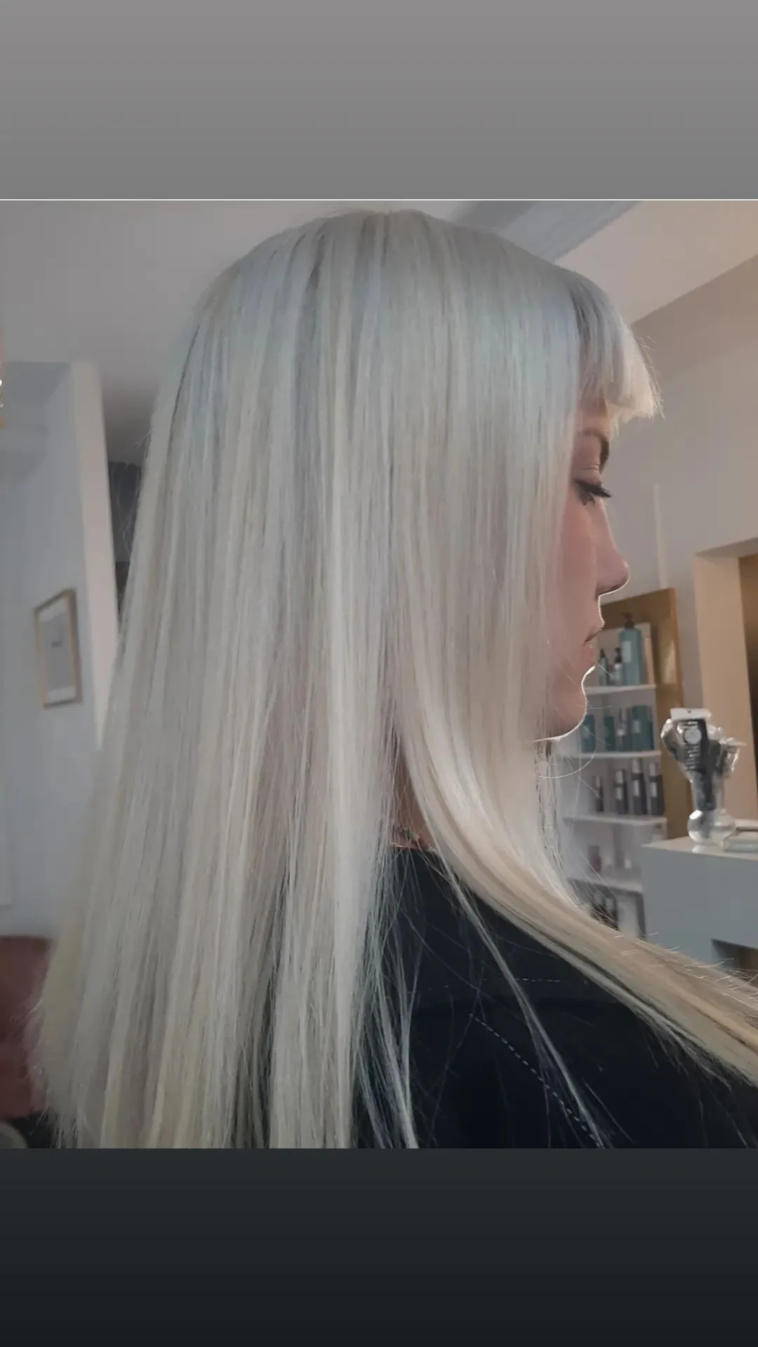 Esthetique Privé #beograd Blajhanje kose GOLDWELL Blajhanje cele dužine - kosa srednje dužine