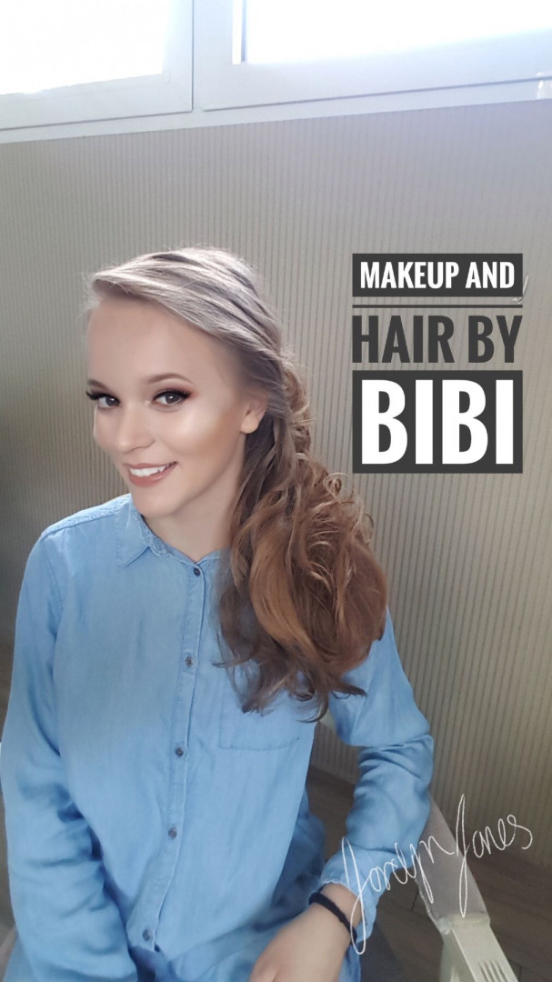 Bibi beauty centar #beograd Make-up / šminkanje Profesionalno šminkanje + veštačke trepavice + svečana frizura