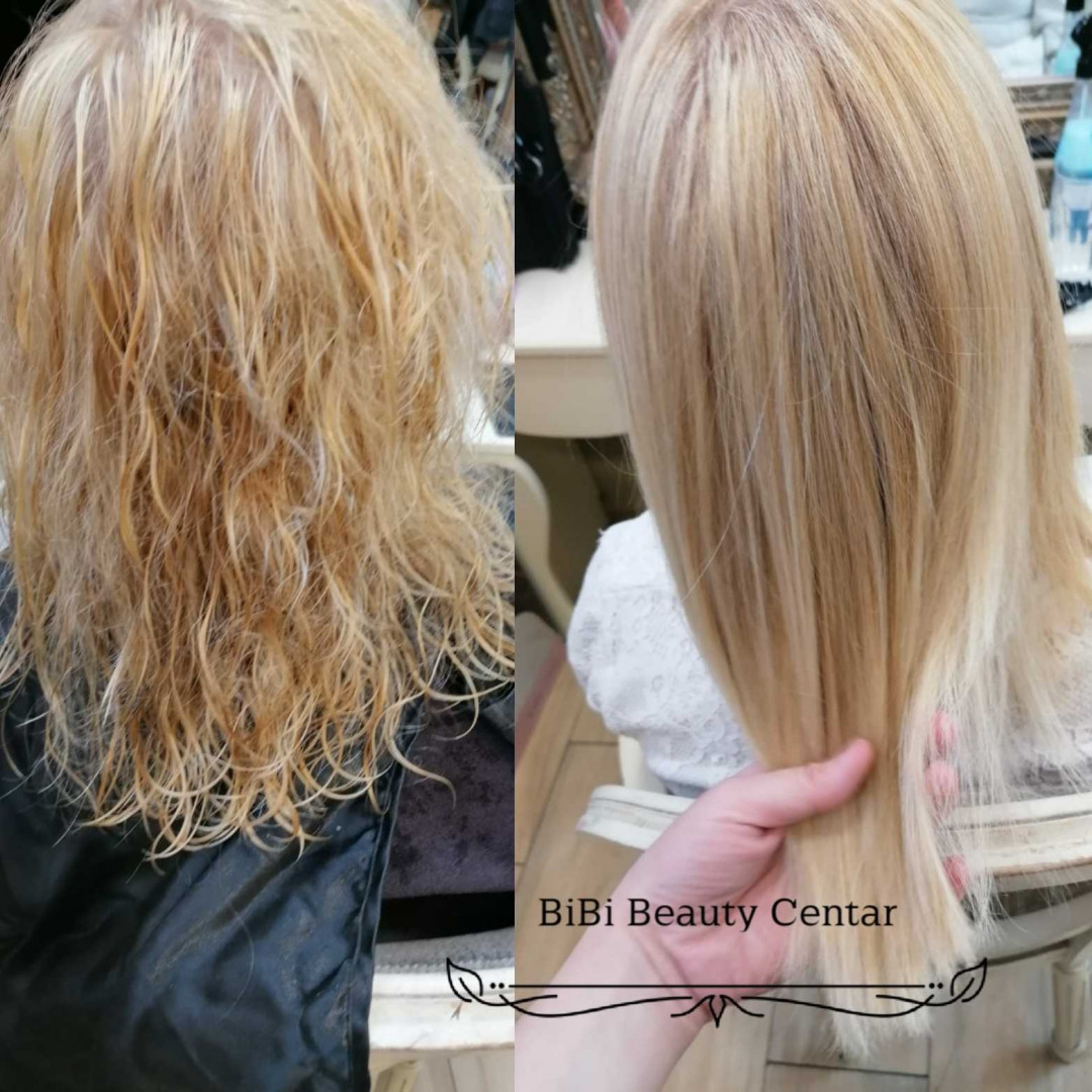 Bibi beauty centar #beograd Nega i ojačavanje kose Brazilski keratin - srednja duzina kose