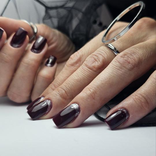 Dina Nail Academy #novisad Izlivanje noktiju Korekcija noktiju gelom - M dužina