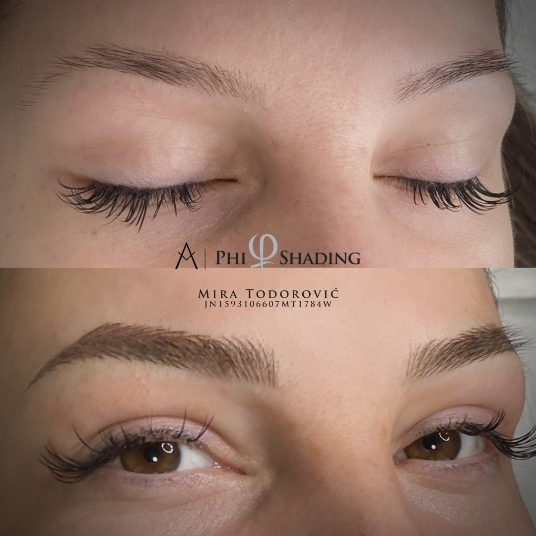 Diamonds & Pearls Beauty Studio #beograd Trajna šminka Phishading Brows + prva korekcija nakon 1 meseca