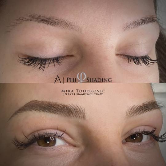 Diamonds & Pearls Beauty Studio #beograd Trajna šminka Phishading Brows + prva korekcija nakon 1 me
