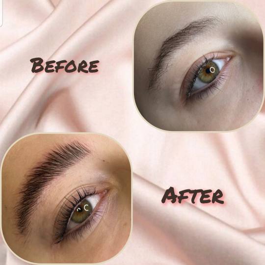 Ena beauty studio #nis Trepavice Lash lift + brow lift sa farbanjem