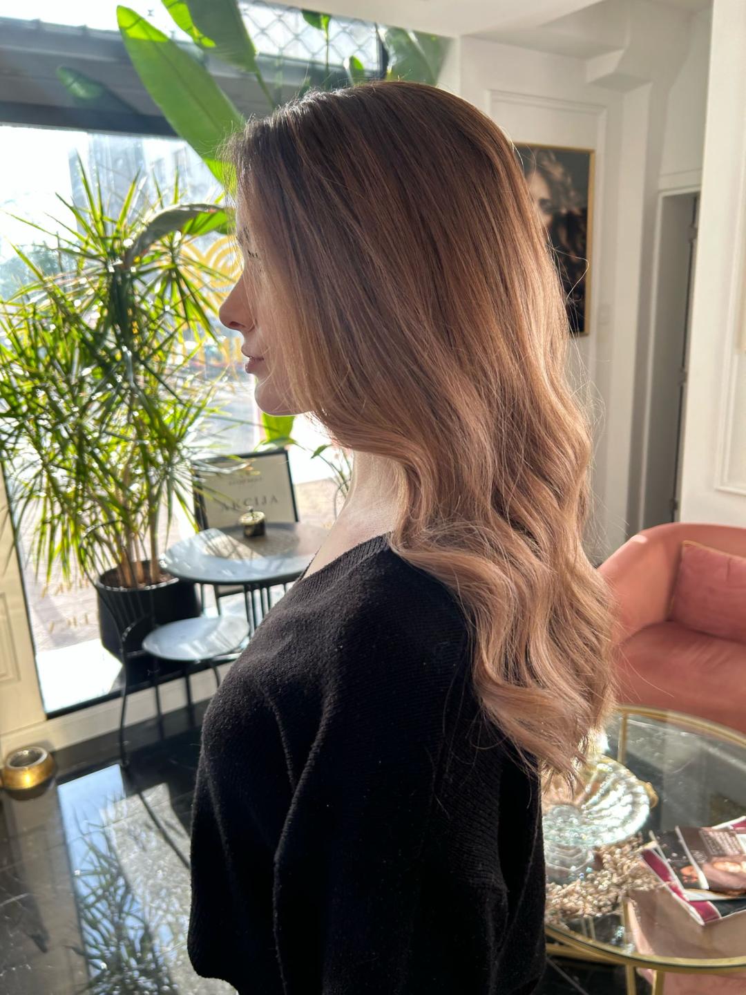 GOLDWELL Preliv - duga kosa - Esthetique Privé, Beograd Farbanje kose Frizerski saloni Farbanje kose, Beograd, Centar, Stari grad, Dorćol