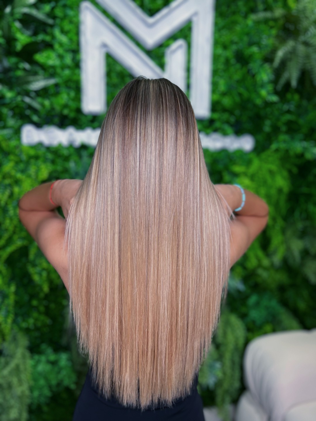 MN Beauty studio #beograd Pramenovi Pramenovi cele kosa + preliv - duga kosa
