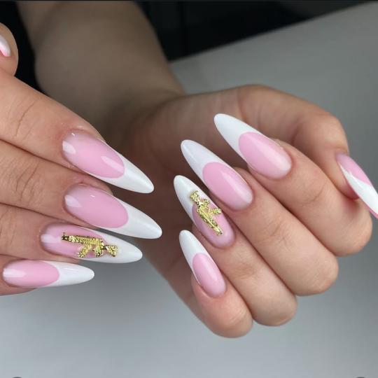 LB Nailtech Studio #nis Izlivanje noktiju Korekcija izlivanja noktiju gelom - XXL dužina Izlivanje 