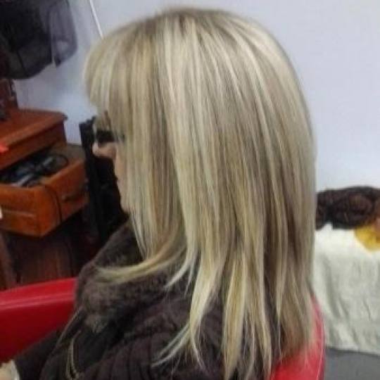 Top Trend #nis Pramenovi Pramenovi na kapu + feniranje na ravno - kosa srednje dužine