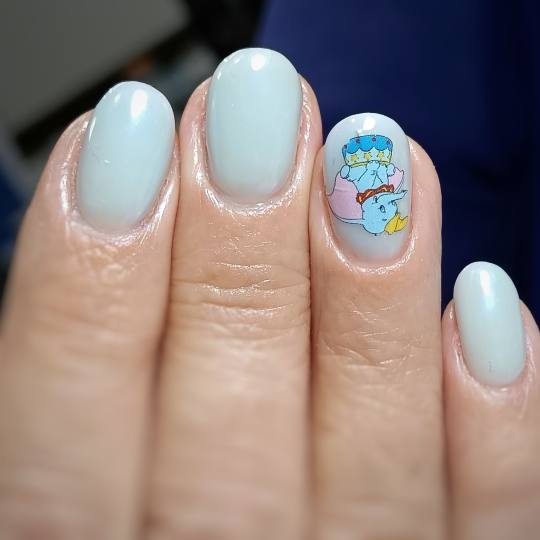 Nails by Helena #beograd Ojačavanje noktiju Ojačavanje prirodnih noktiju + ruski manikir - S duži