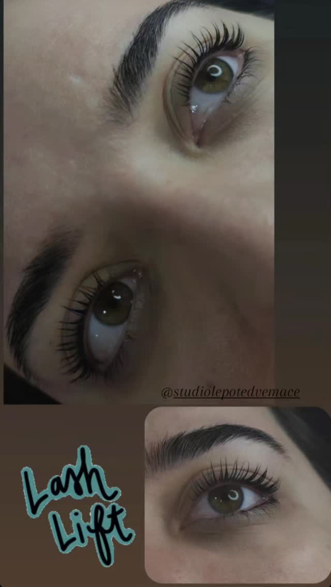 Dve mace 2 #beograd Trepavice Lash lift + farbanje trepavica