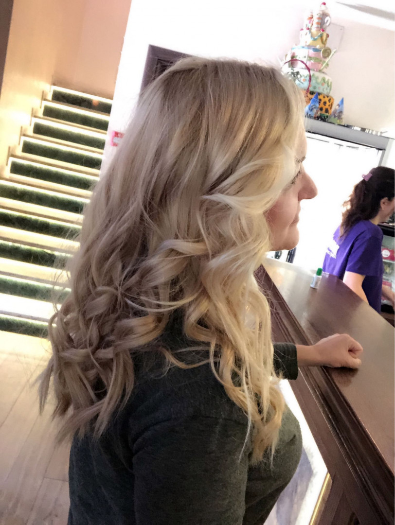 Bibi beauty centar #beograd Feniranje i stilizovanje Feniranje na ravno / lokne - duga kosa