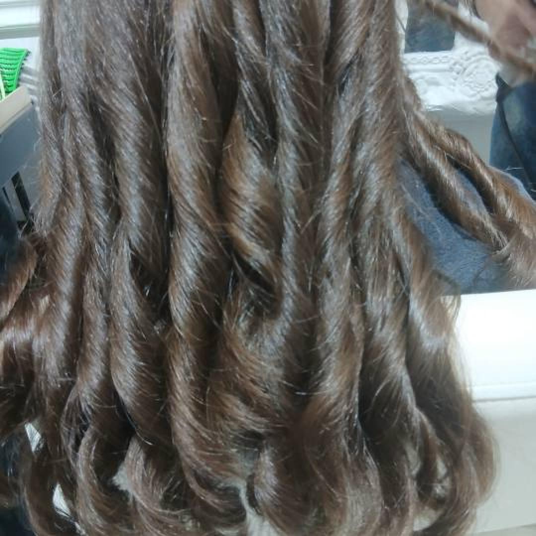 Dve mace 3 #beograd Feniranje i stilizovanje Feniranje na lokne - duga kosa