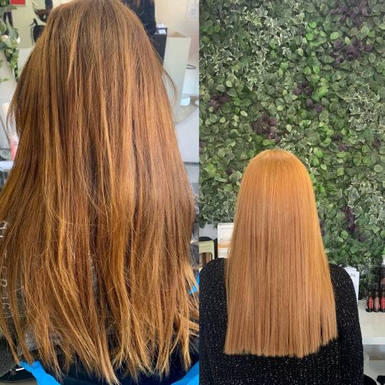 SALON 26 - Dorćol #beograd Farbanje kose Farbanje i olaplex Farbanje cele dužine - duga kosa