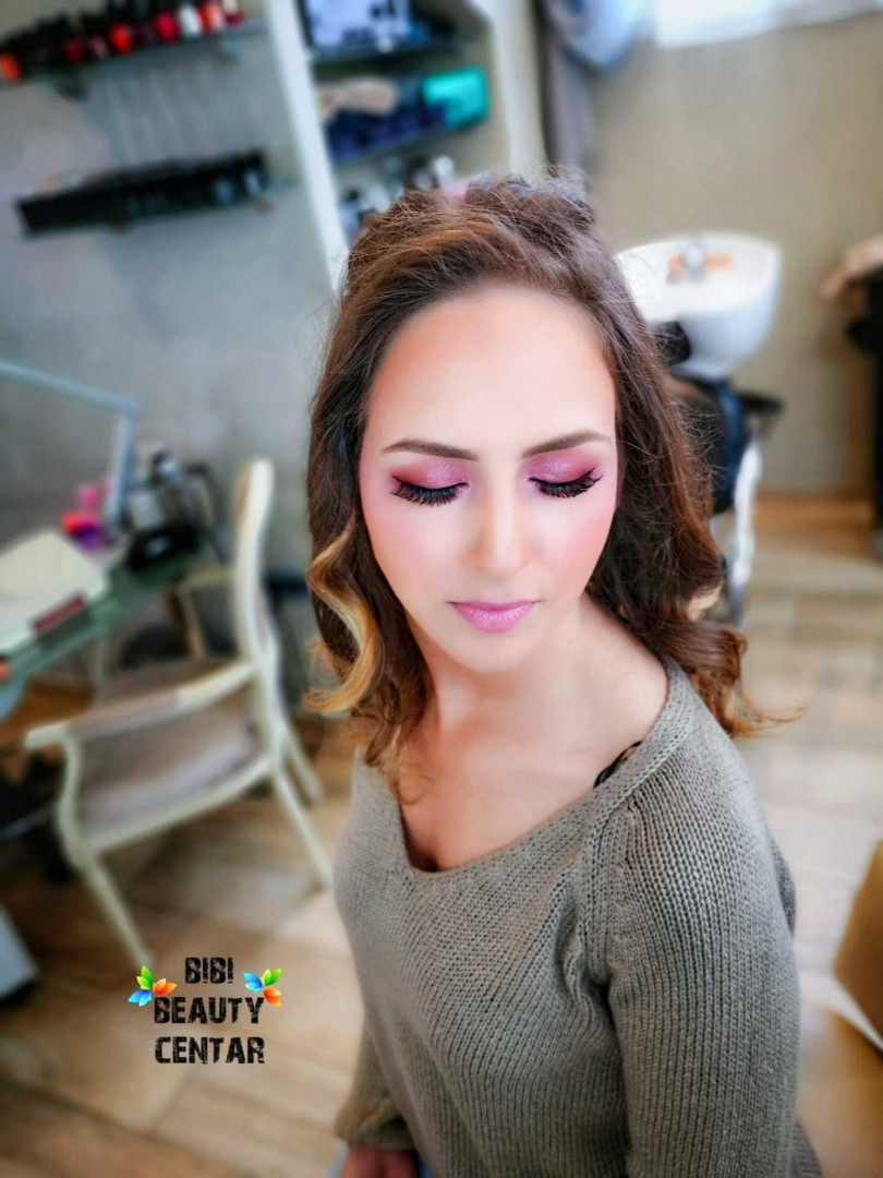 Bibi beauty centar #beograd Make-up / šminkanje Profesionalno šminkanje + veštačke trepavice