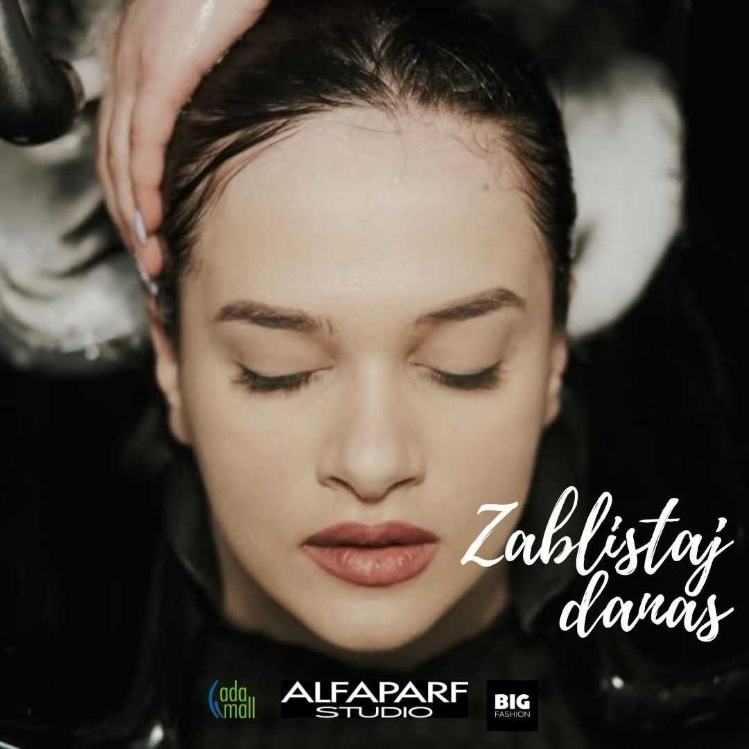 Alfaparf Studio Ada Mall #beograd Nega i ojačavanje kose Ampula Semi di Lino za negu kose + dubinsko pranje kose glinom