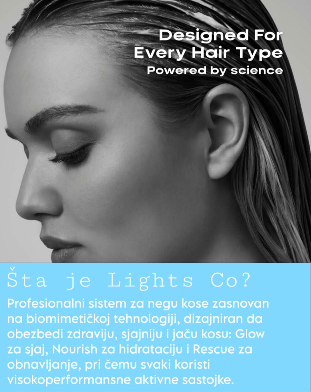 Mstyle3 #beograd Nega i ojačavanje kose Lights Co Exclusive tretman