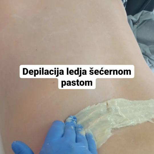 Gaga G&T #beograd Depilacija šećernom pastom Depilacija leđa šećernom pastom - za muškarce Dep