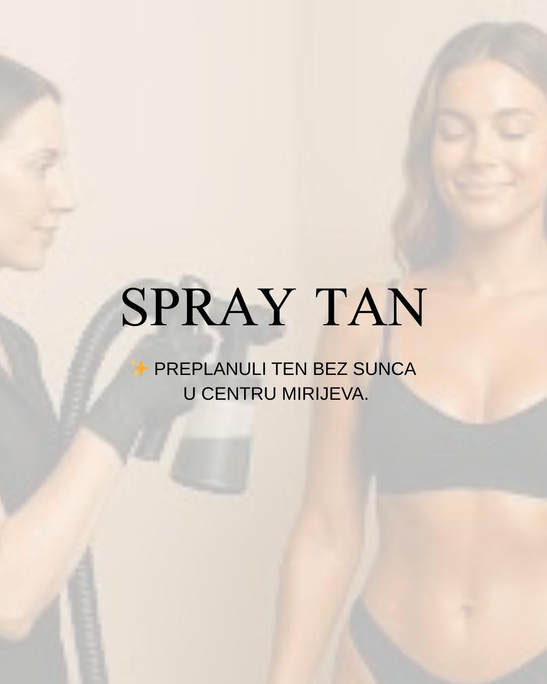 Beauty & Fashion #beograd Air brush potamnjivanje kože Spray tan - celo telo