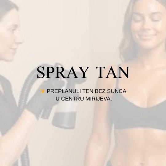 Beauty & Fashion #beograd Air brush potamnjivanje kože Spray tan - celo telo Preplanuli ten koji iz