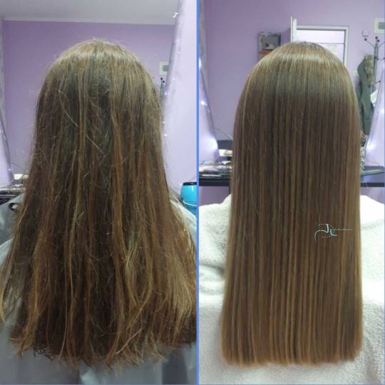 Jovana + #beograd Keratinski tretmani Ispravljanje kose keratinom - duga kosa