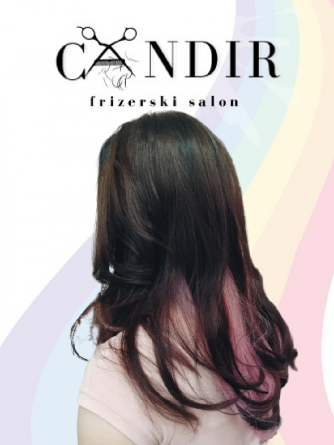 Candy S #novisad Farbanje kose Farbanje cele dužine - duga kosa + feniranje