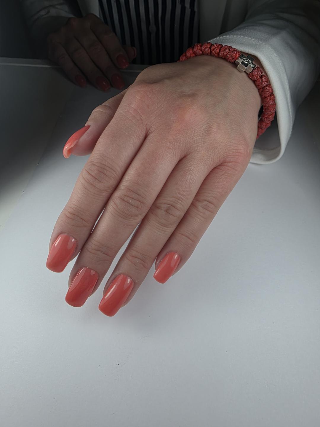 Korekcija izlivanja noktiju gelom - M dužina - Mademoiselle Natalie studio, Beograd Izlivanje noktiju Nokti Izlivanje noktiju, Beograd, Novi Beograd Arena