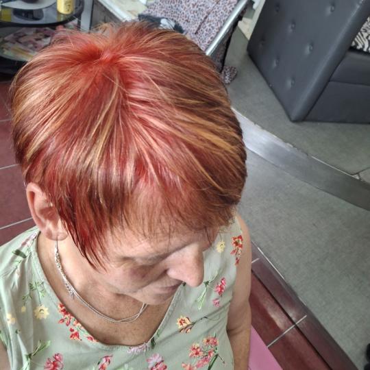 Beauty Hair Ma&Mi #beograd Pramenovi Pramenovi na foliju 1 boja - kratka kosa usluga u salonu