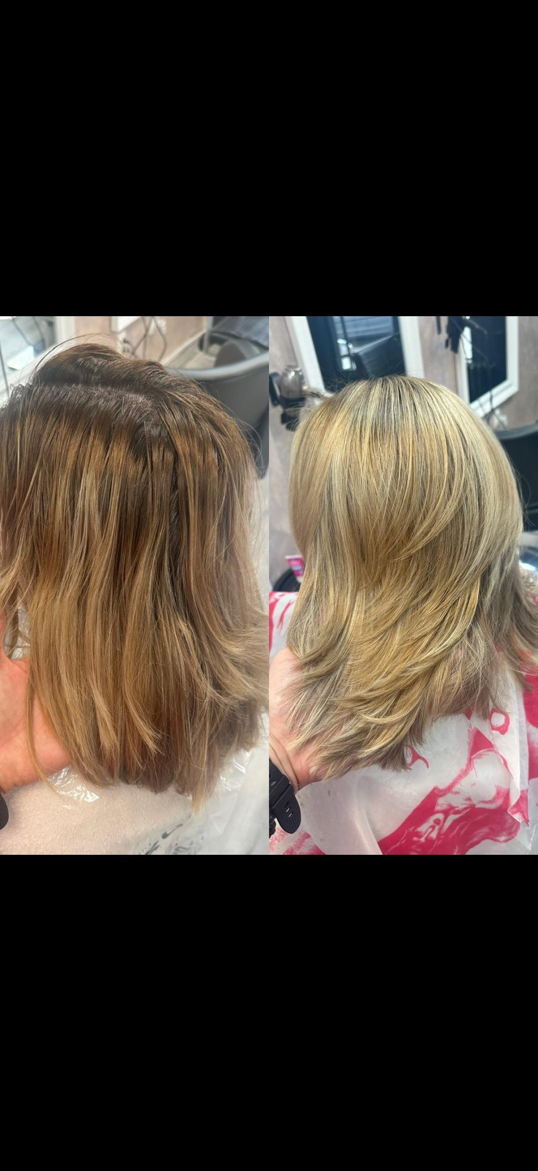 Pramenovi na foliju - kosa srednje dužine - Mayzel Craft, Beograd Pramenovi Frizerski saloni Pramenovi, Beograd, Novi Beograd blokovi, Belville, Savski kej
