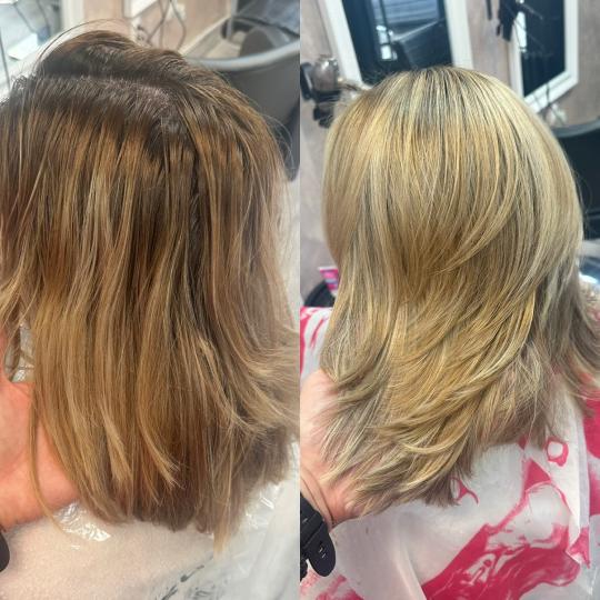 Mayzel Craft #beograd Pramenovi Pramenovi na foliju - kosa srednje dužine