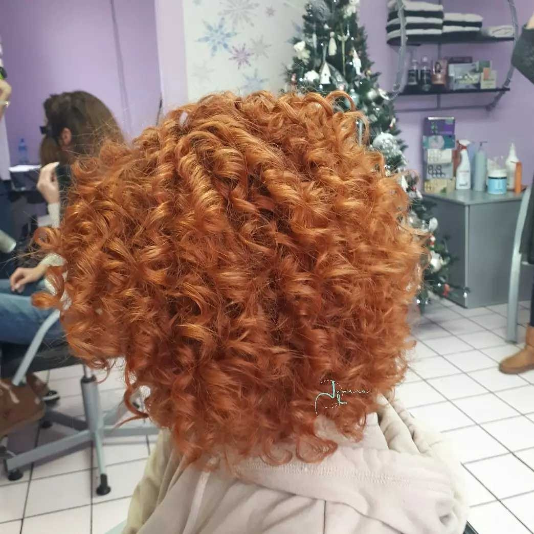 Jovana + #beograd Uvijanje, lokne i talasi Afro lokne - duga kosa