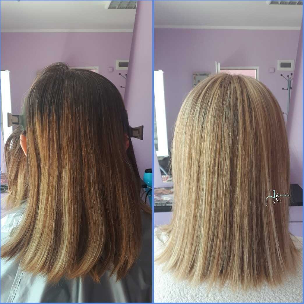 Jovana + #beograd Pramenovi Pramenovi na foliju + preliv - duga kosa