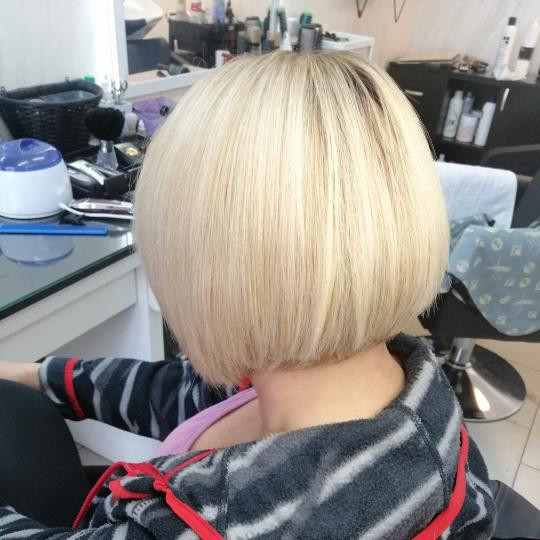 Pramenovi na foliju / Balayage - kratka kosa - Studio Slavica - Cale, Kruševac Pramenovi Frizerski saloni Pramenovi, Kruševac, Centar