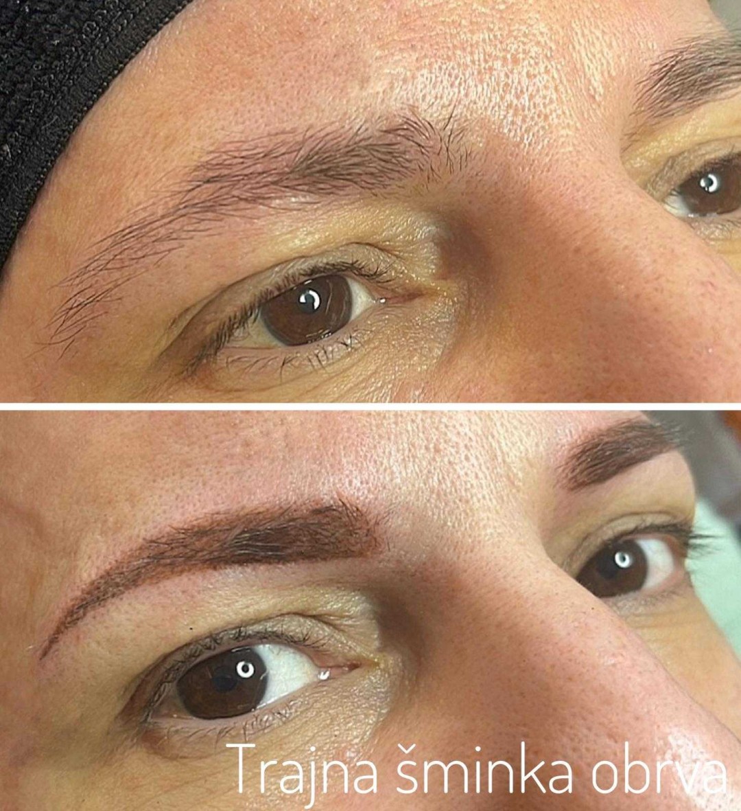 Iris + #beograd Trajna šminka Trajna šminka obrva – puder obrve