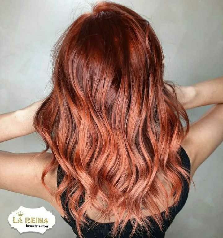 La Reina #beograd Pramenovi Balayage - kosa srednje dužine