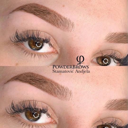 Studio Change #beograd Trajna šminka Powder brows