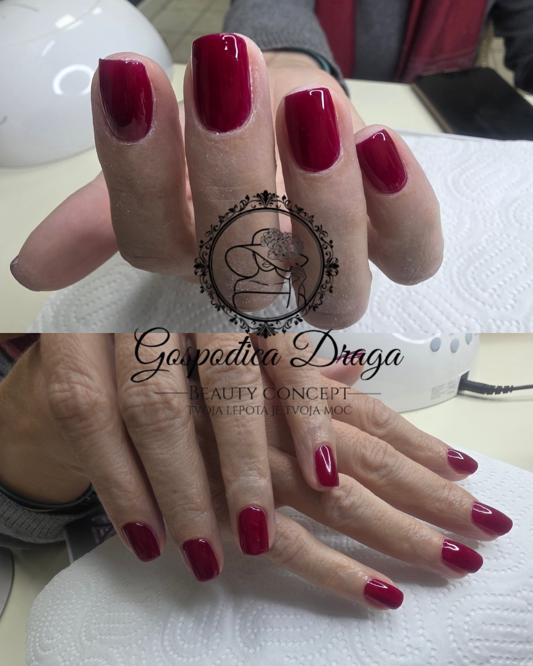 Gel lak - ruke - Gospođica Draga, Novi Sad Gel lak Nokti Gel lak, Novi Sad, Sajmište, Detelinara, Banatić