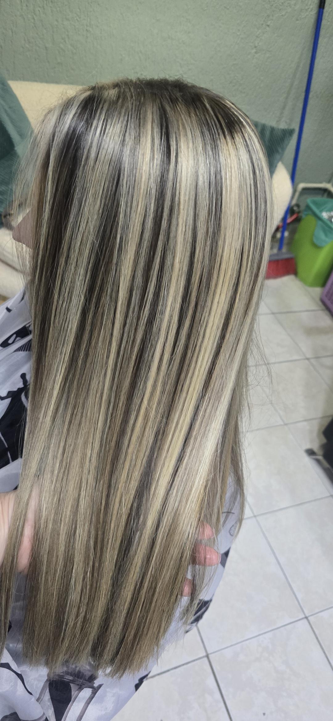 Lilla #novisad Pramenovi Pramenovi na foliju + feniranje - duga kosa