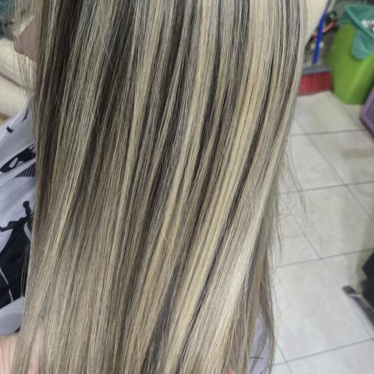 Lilla #novisad Pramenovi Pramenovi na foliju + feniranje - duga kosa