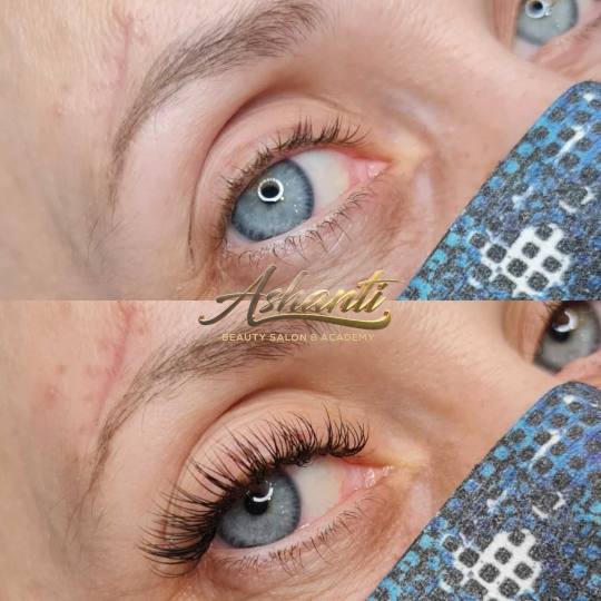 Ashanti Beauty Salon & Academy #beograd Nadogradnja trepavica Nadogradnja svilenih trepavica - metod