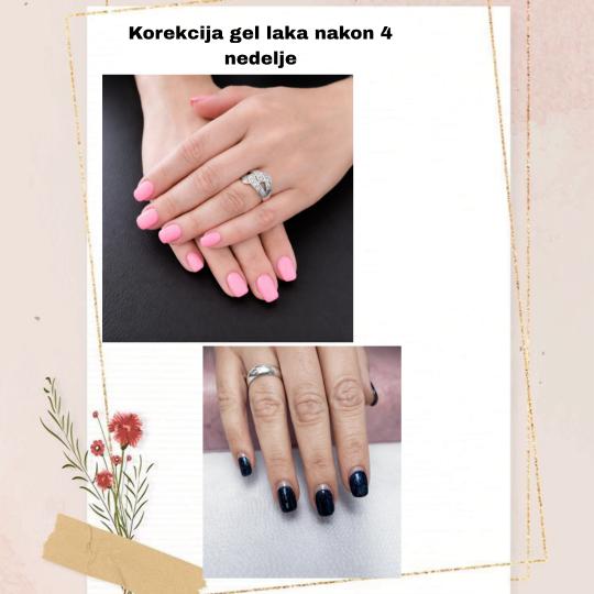 Četiri Gold - Zemun polje #beograd Gel lak Korekcija gel laka - ruke