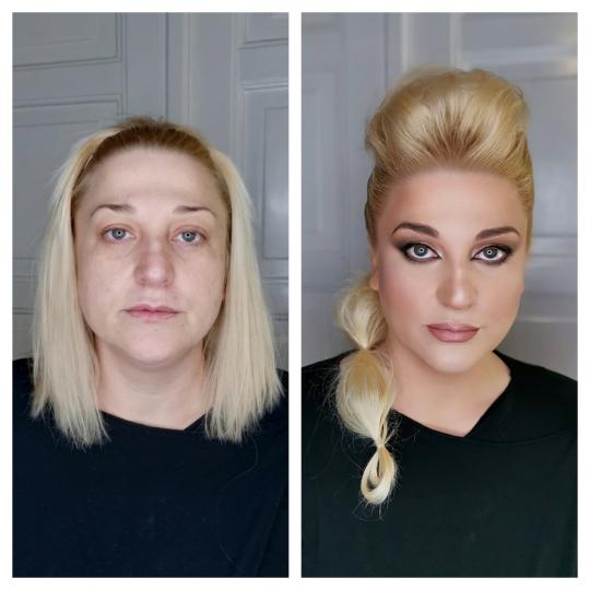 BeNova Studio #beograd Make-up / šminkanje Event glam look - stilizovanje kose + profesionalno šmi