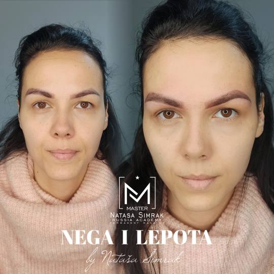 Nega i lepota NS 3 #novisad Obrve Puder obrve - korekcija tuđeg rada
