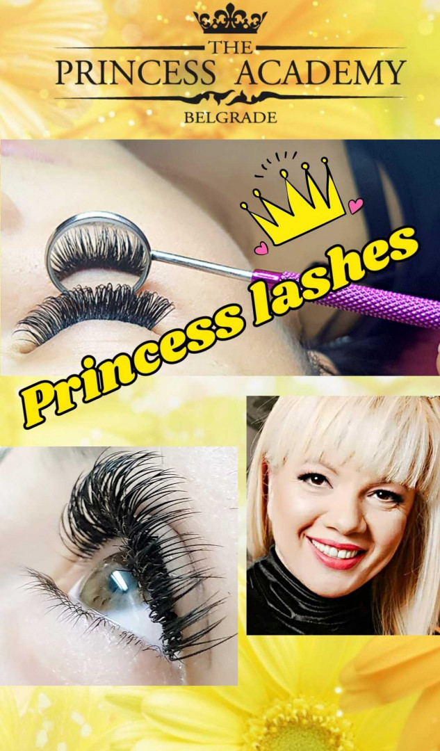 The Princess Academy #beograd Nadogradnja trepavica Nadogradnja svilenih trepavica - 1 na 1