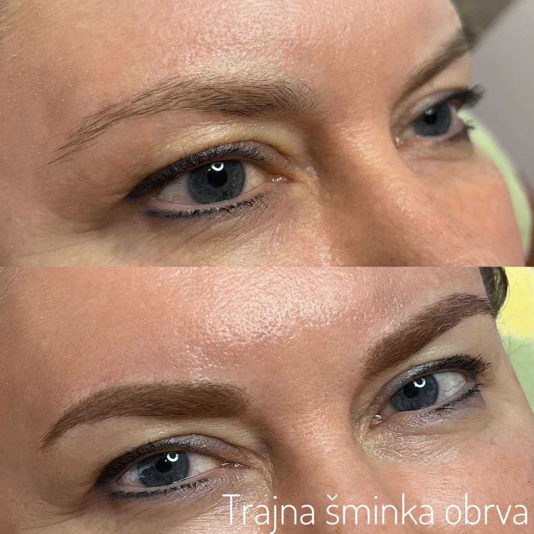 Iris + #beograd Trajna šminka Trajna šminka obrva – puder obrve