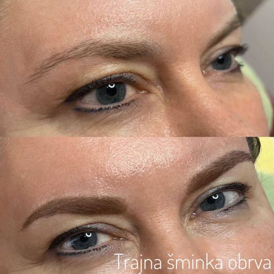 Iris + #beograd Trajna šminka Trajna šminka obrva – puder obrve