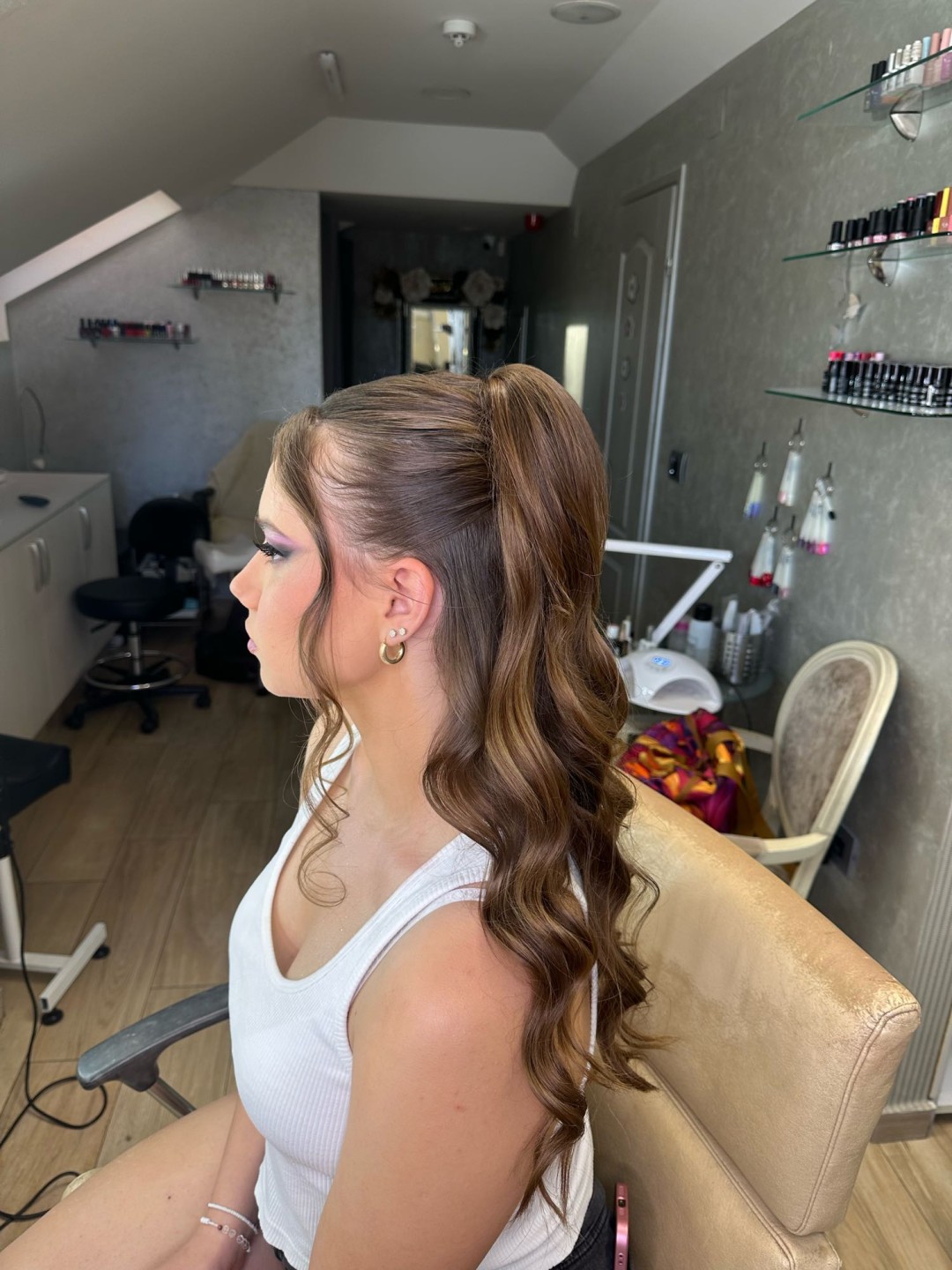 Bibi beauty centar #beograd Svečane i frizure za svadbu Svečana frizura - duga kosa