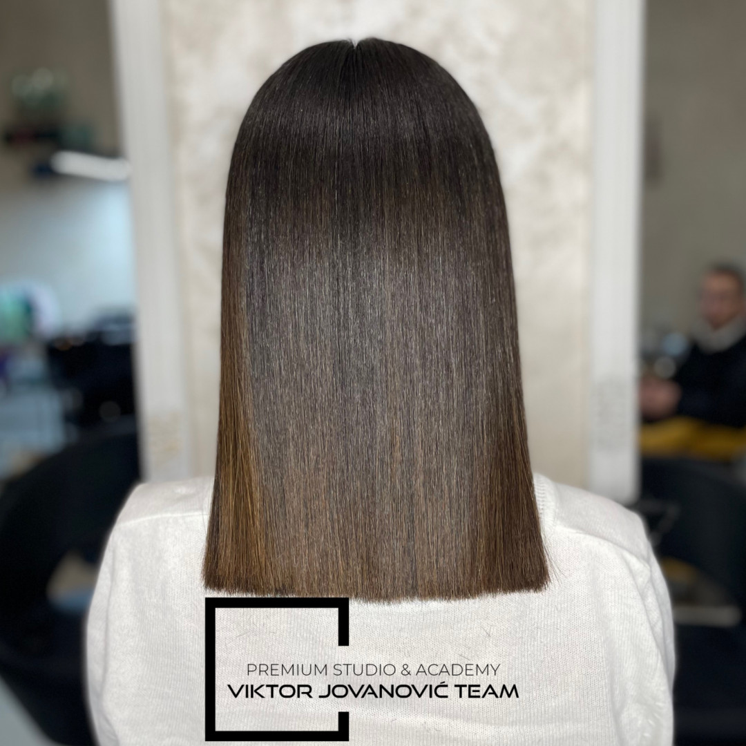 Viktor Jovanović TEAM 2 #subotica Keratinski tretmani Keratin za negu i ispravljanje kose - kosa srednje dužine