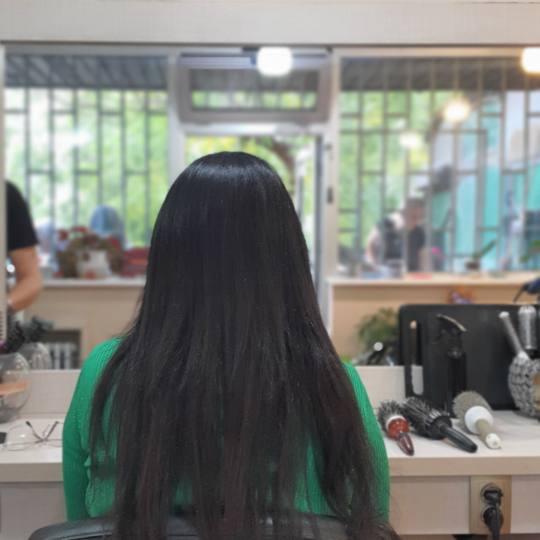 Salon Lepote Kaja #beograd Nadogradnja kose keratinom.Dođite i uverite se sami zasto smo najbolji