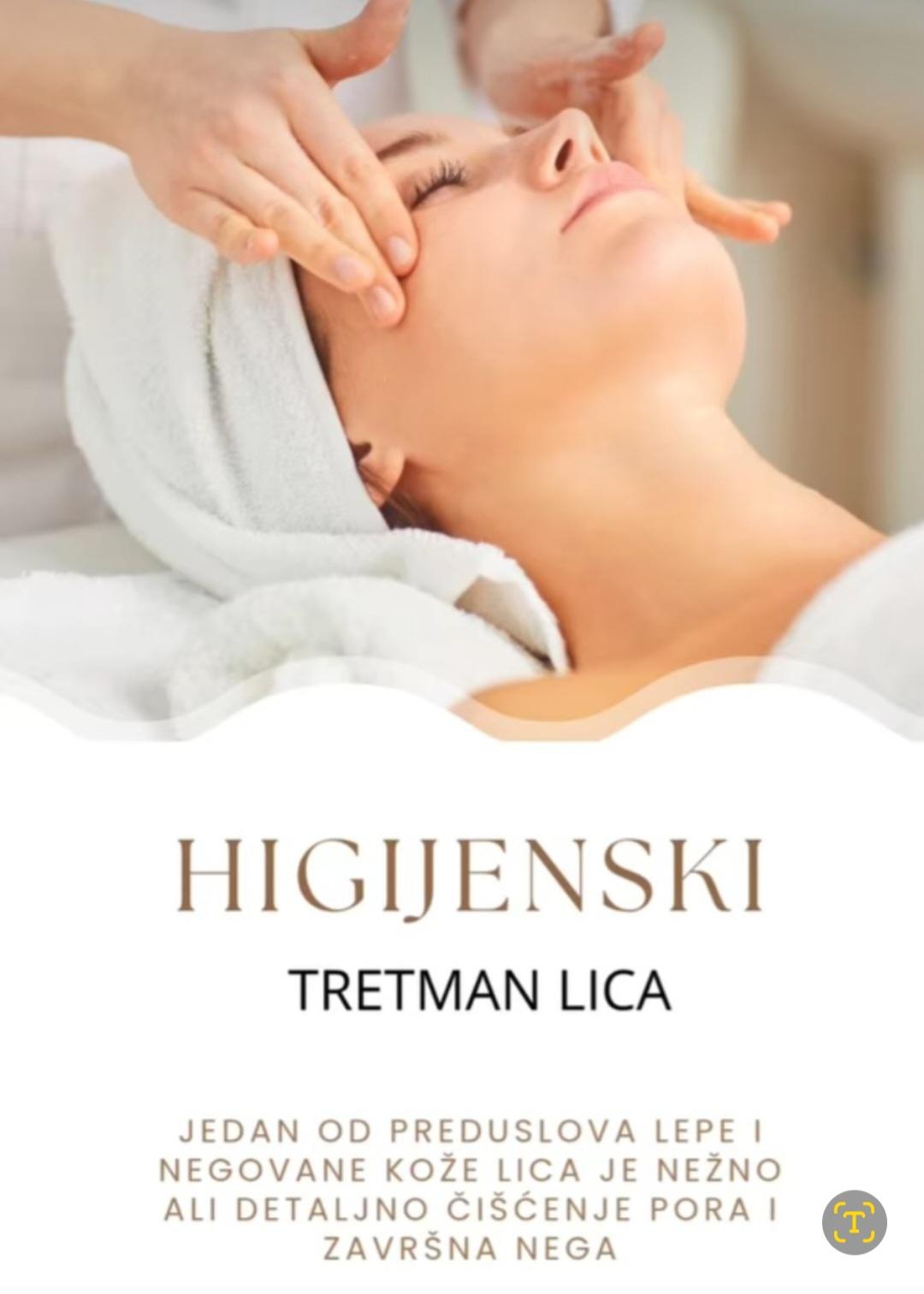 Higijenski tretman lica - Afrodita gold 2, Kragujevac Tretman lica Lice Tretman lica, Kragujevac, Centar