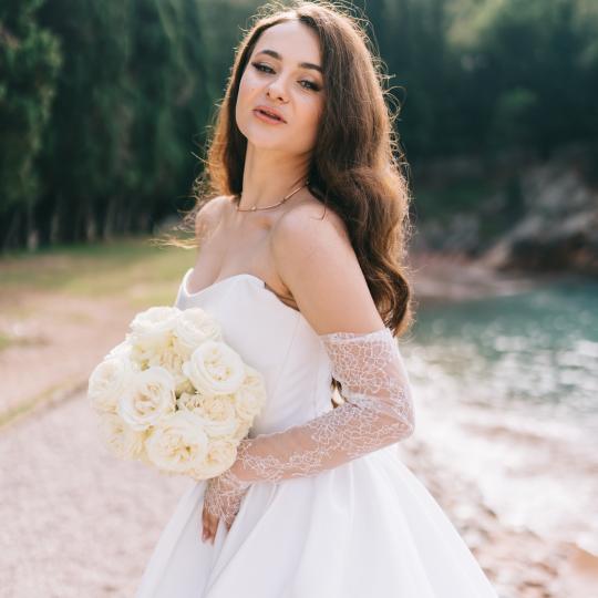 Pudra beauty #beograd Svečane i frizure za svadbu Frizura za venčanje + šminka za venčanje